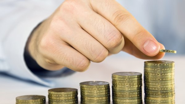 Finanzen Geld stapeln