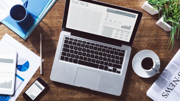 Arbeiten am Laptop